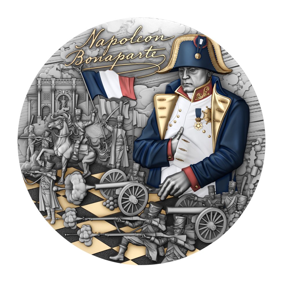 Srebrna moneta „Napoleon Bonaparte” o nominale 5 dolarów